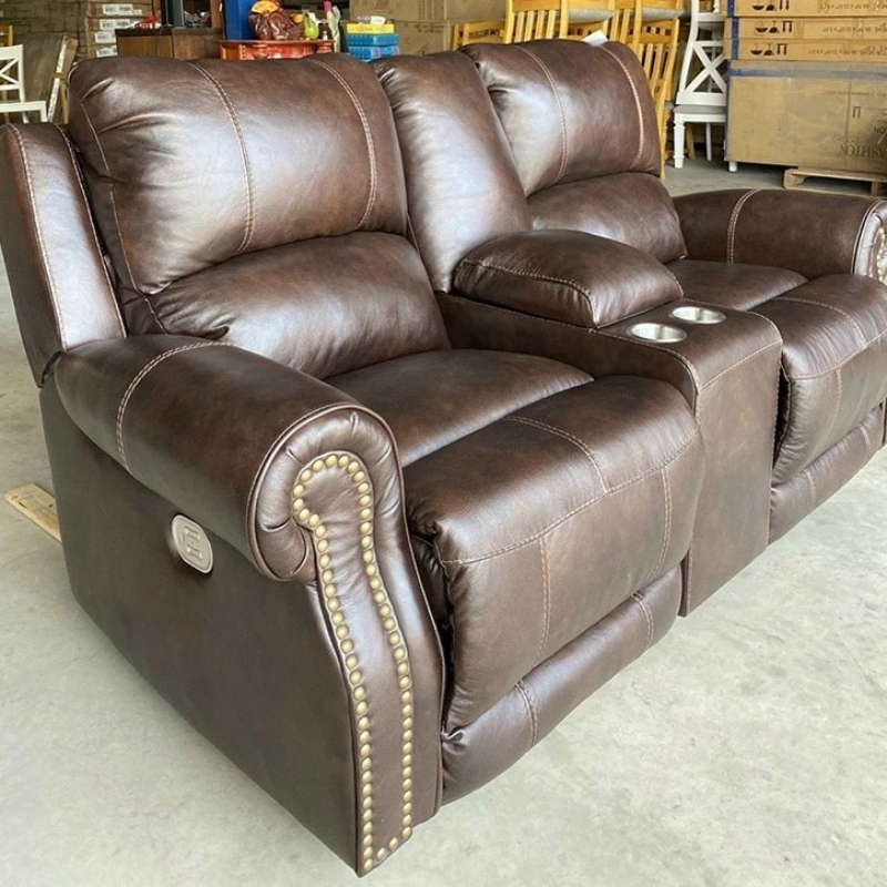 Sofa da bò xuất Mỹ SAA03